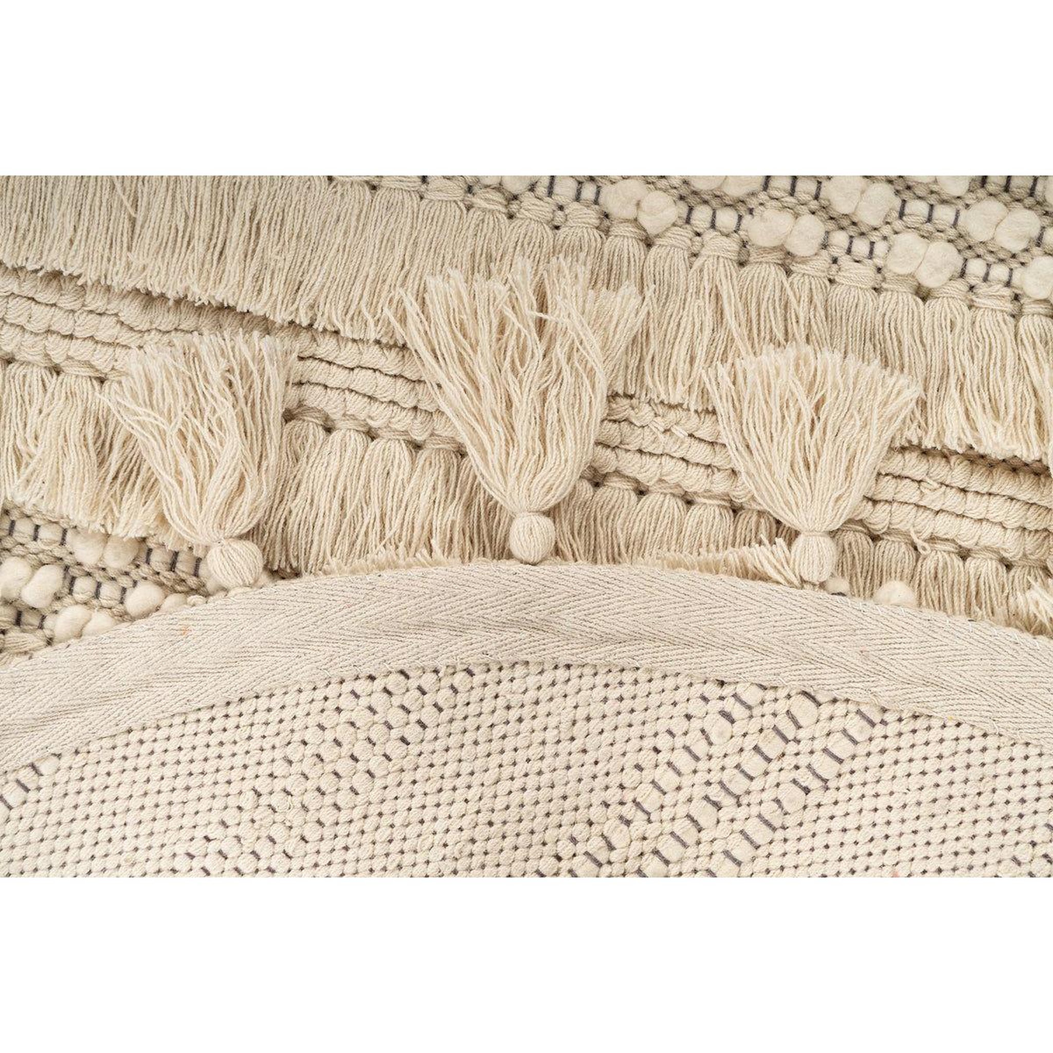 Voir la diapositive 4 : Paris Prix Tapis bohème tissé à la main  bohist  160cm naturel