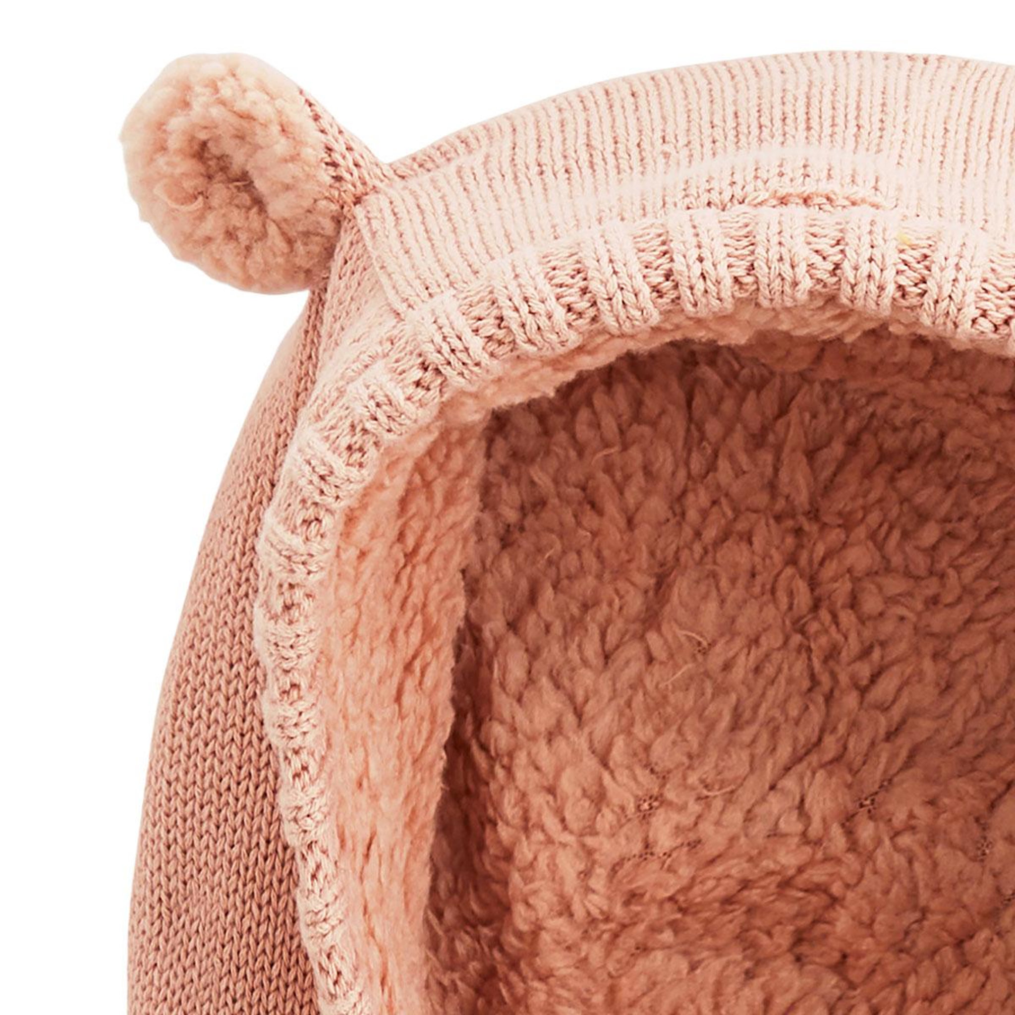 Voir la diapositive 2 : Petit Béguin Cagoule bébé en tricot esmée