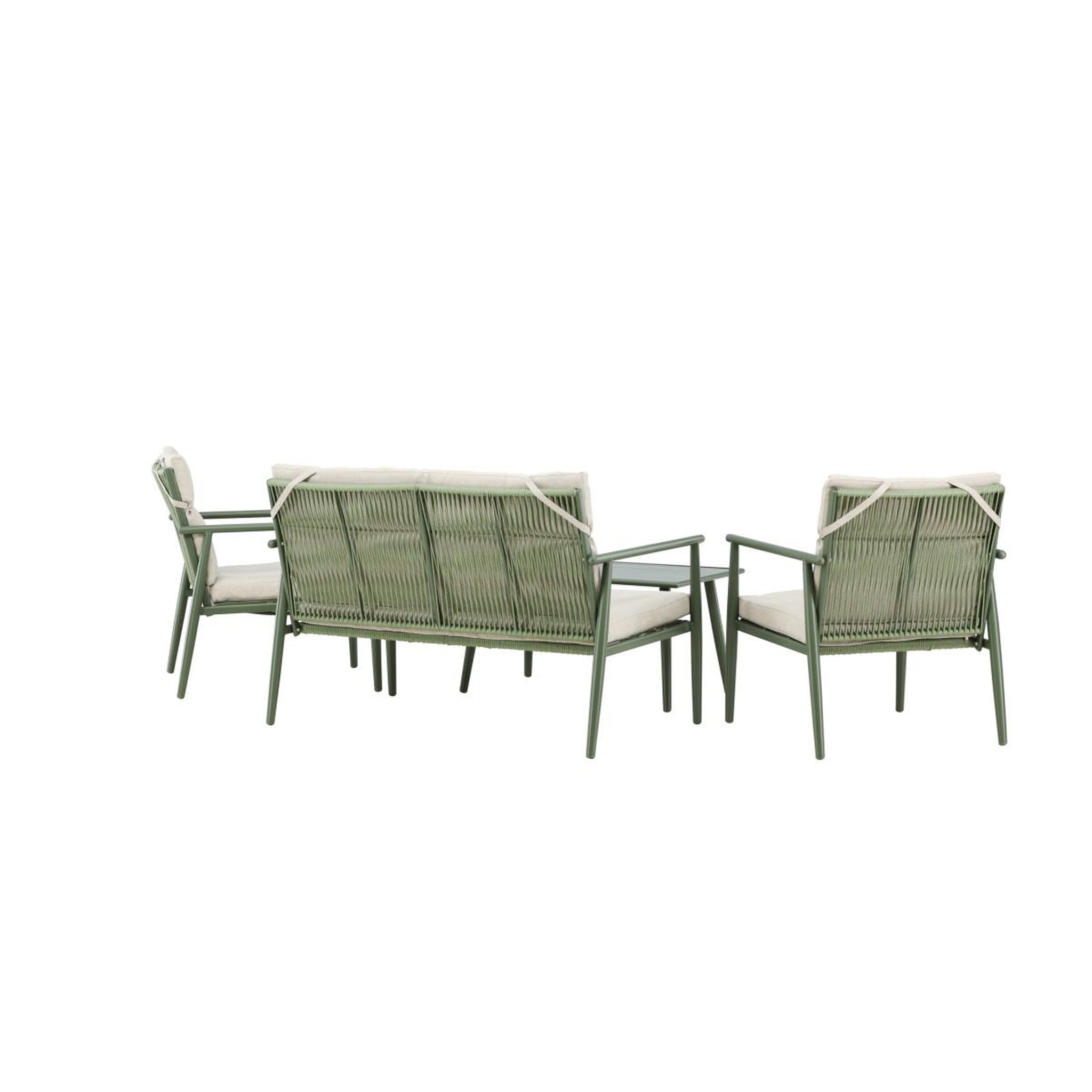 Voir la diapositive 5 : Paris Prix Salon de jardin 4 places  mazzaro  120cm vert