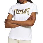 EVERLAST T-shirt  Femme Everlast Lawrence. Coloris disponibles : Blanc