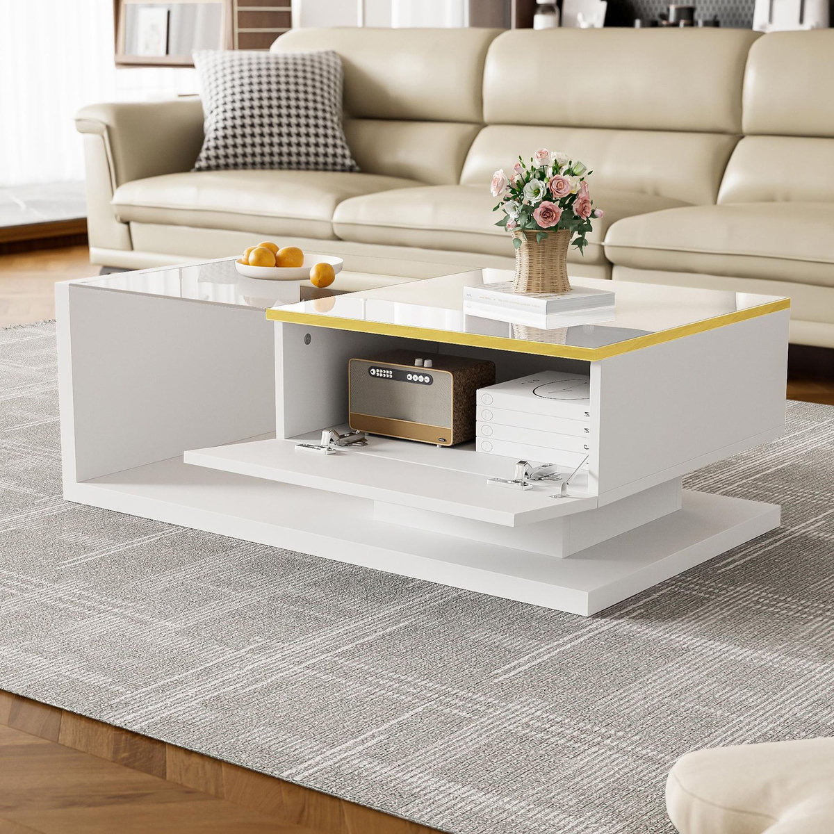 MERAX Table basse rectangulaire