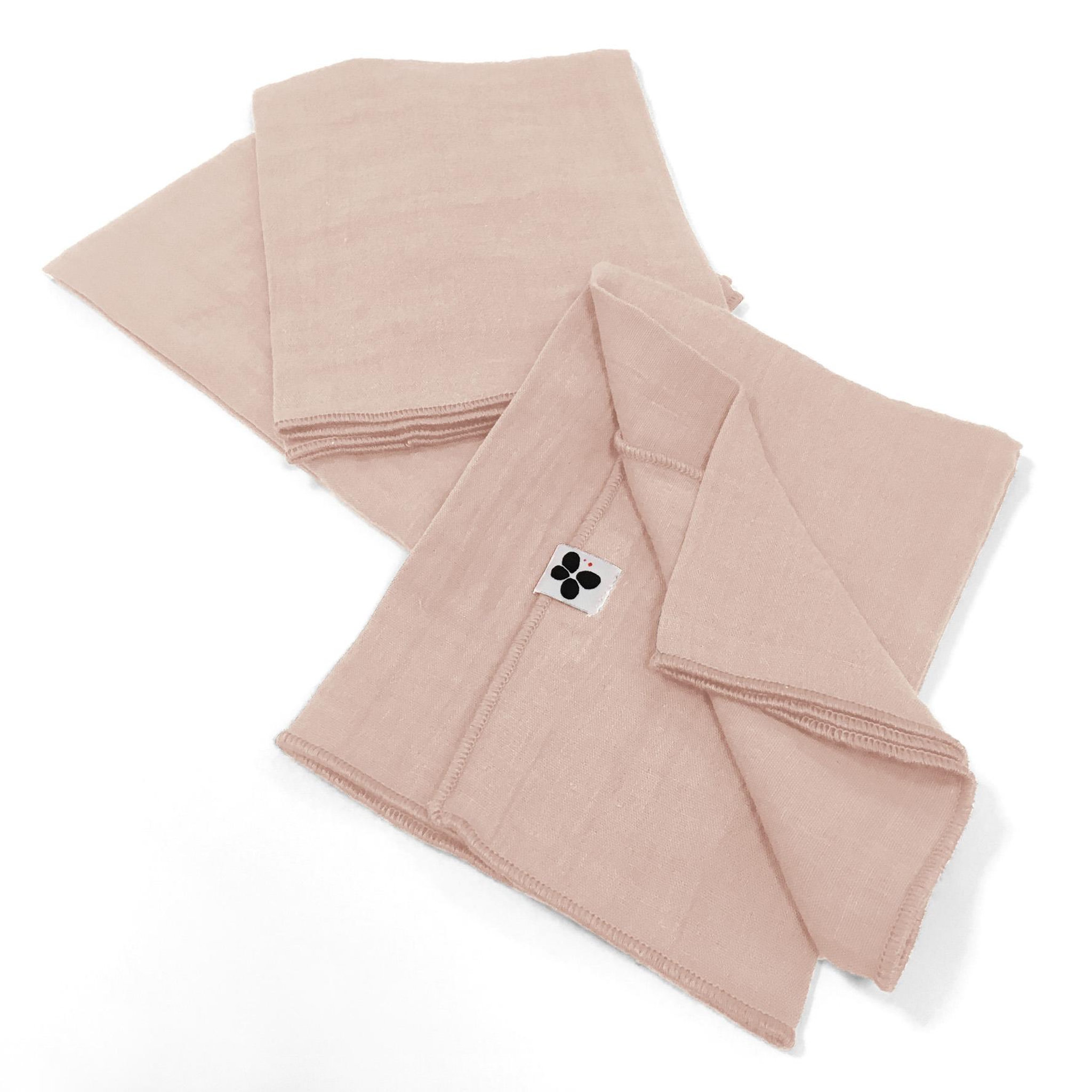 Voir la diapositive 4 : Eden Lot 3 serviettes de table en gaze de coton