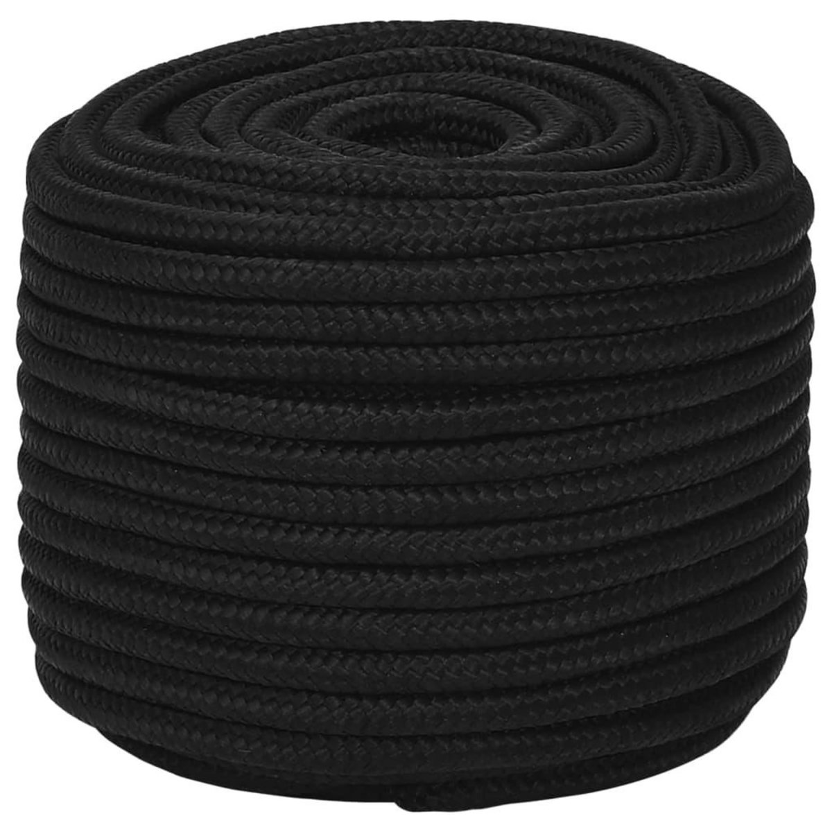 VIDAXL Corde de travail Noir 12 mm 100 m Polyester