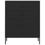 Voir la diapositive 3 : VIDAXL Commode Noir 80x35x101,5 cm Acier