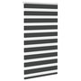Voir la diapositive 3 : VIDAXL Store zebre noir 70x150 cm largeur du tissu 65,9 cm polyester
