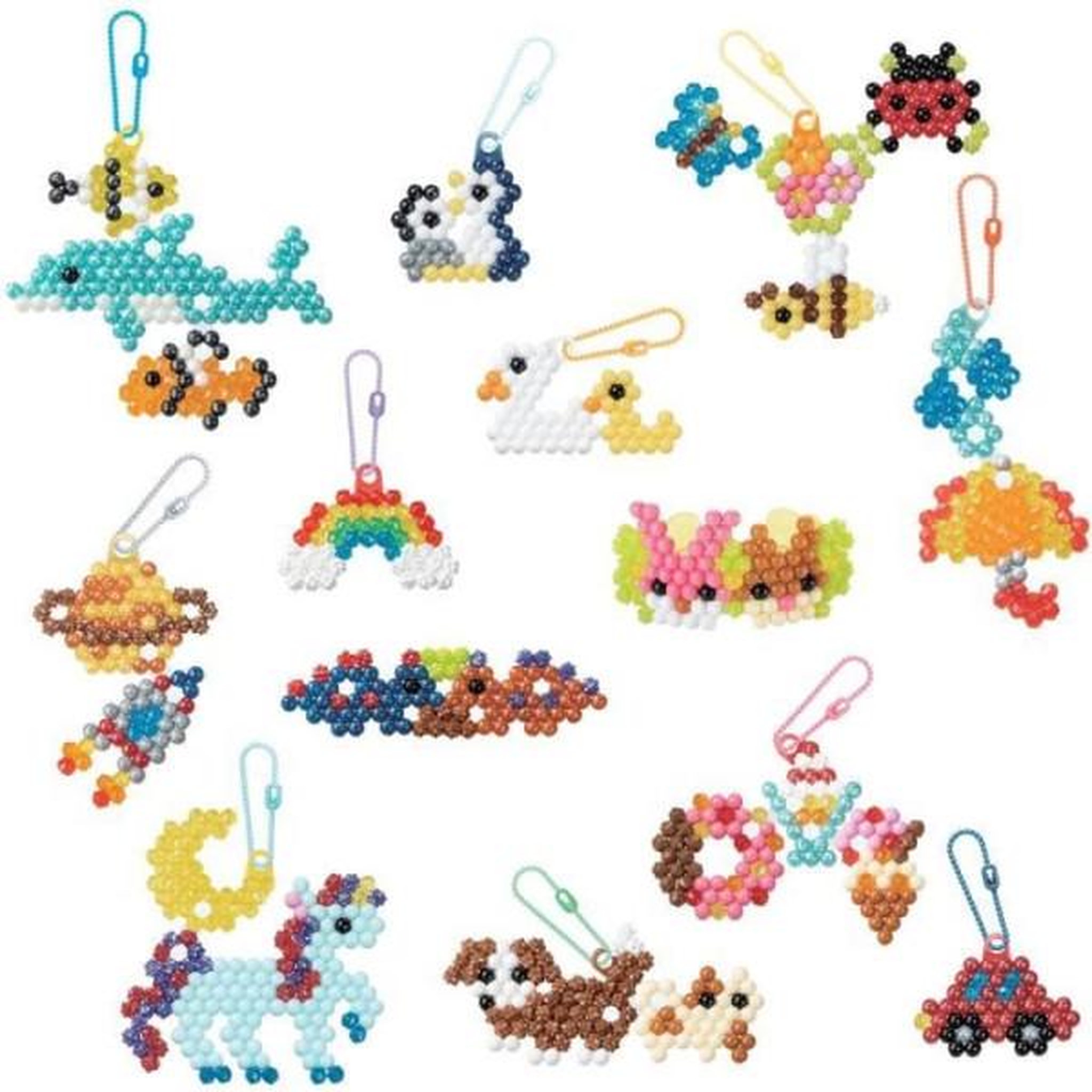Voir la diapositive 3 : Aquabeads Coffret création - aquabeads 35025 - mes porte-clés et suspensions