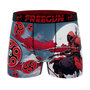 Voir la diapositive 3 : FREEGUN Lot de 4 boxers homme Heroes Power
