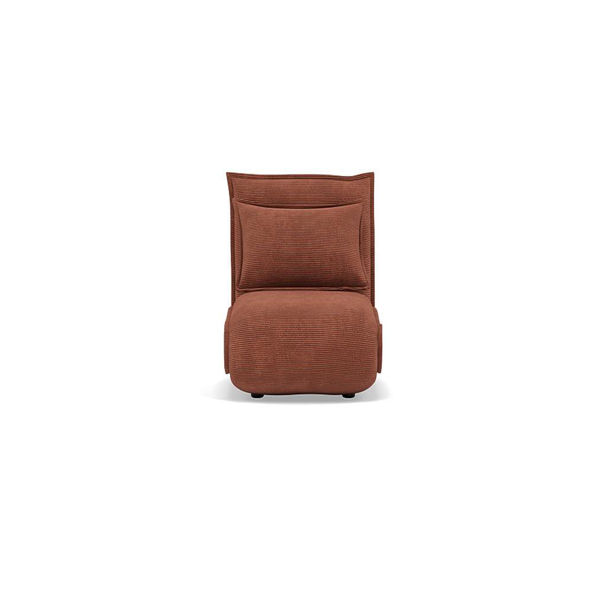 Voir la diapositive 1 : BEST MOBILIER Candice - banquette 1 place convertible clic-clac en velours côtelé