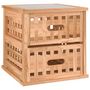 Voir la diapositive 4 : VIDAXL Tables de chevet 2 pcs 34x34x34 cm Bois massif de noyer