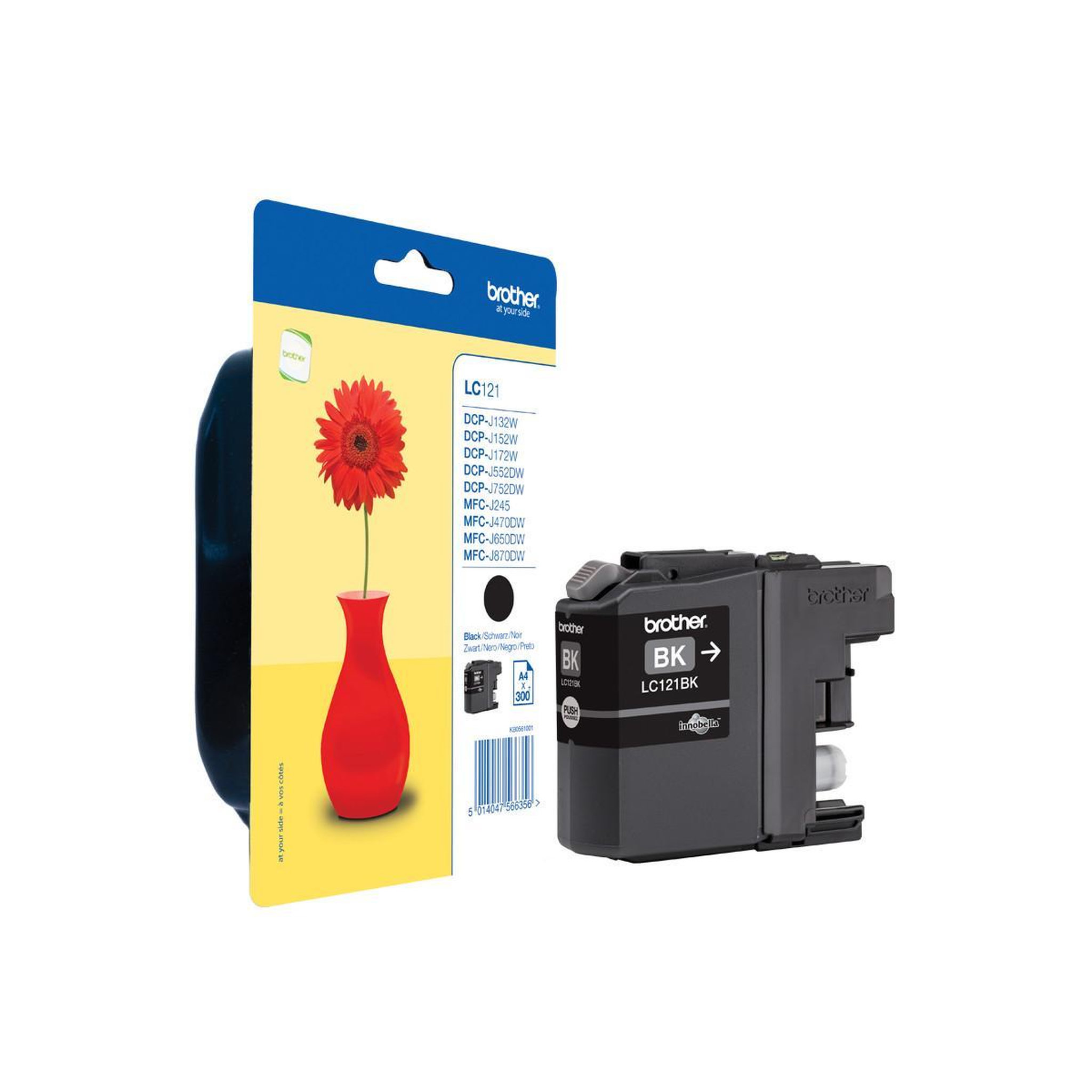 Voir la diapositive 2 : Brother Brother lc121bk cartouche jet d'encre noire