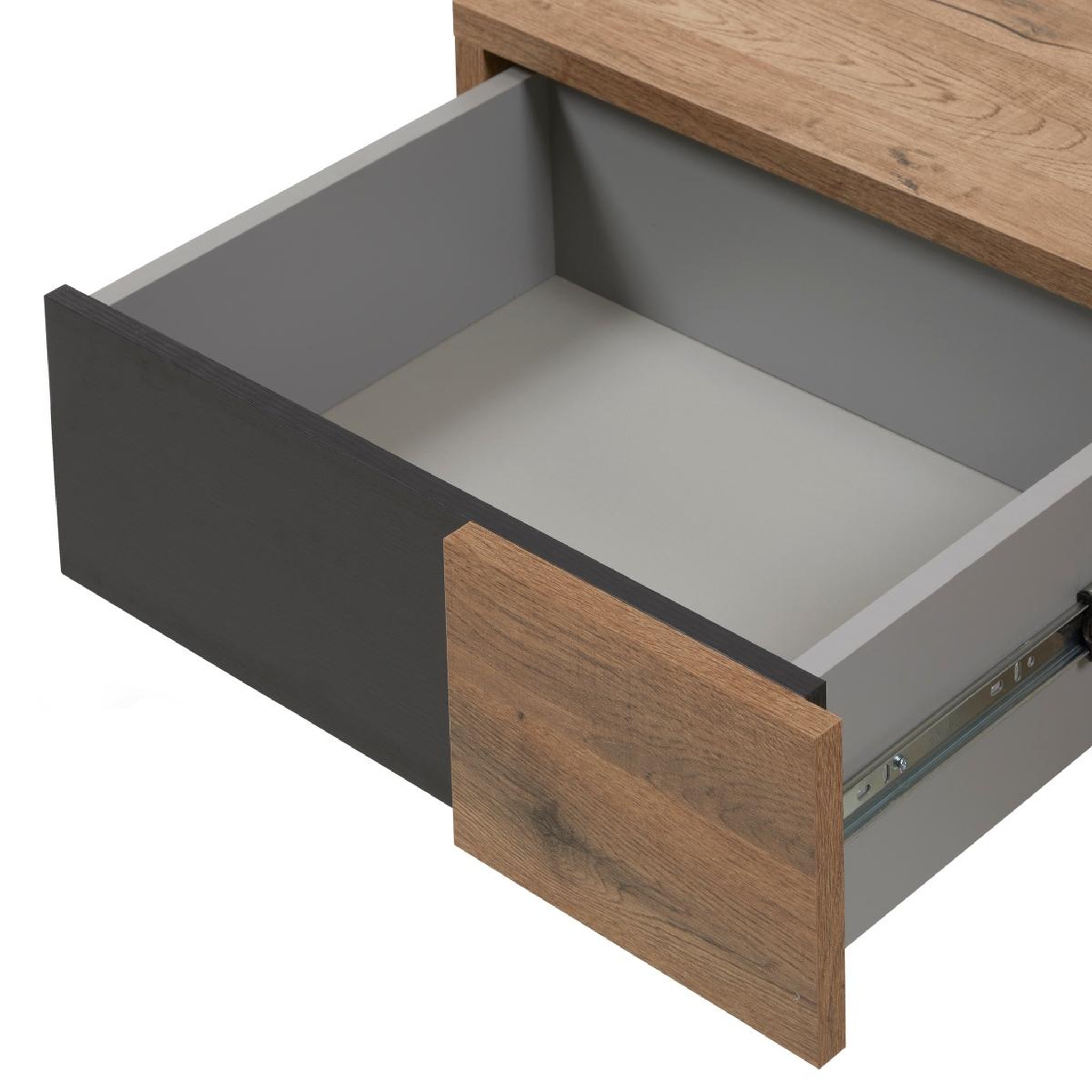 Voir la diapositive 5 : JLC KREATION Table basse en bois avec tiroirs pedro