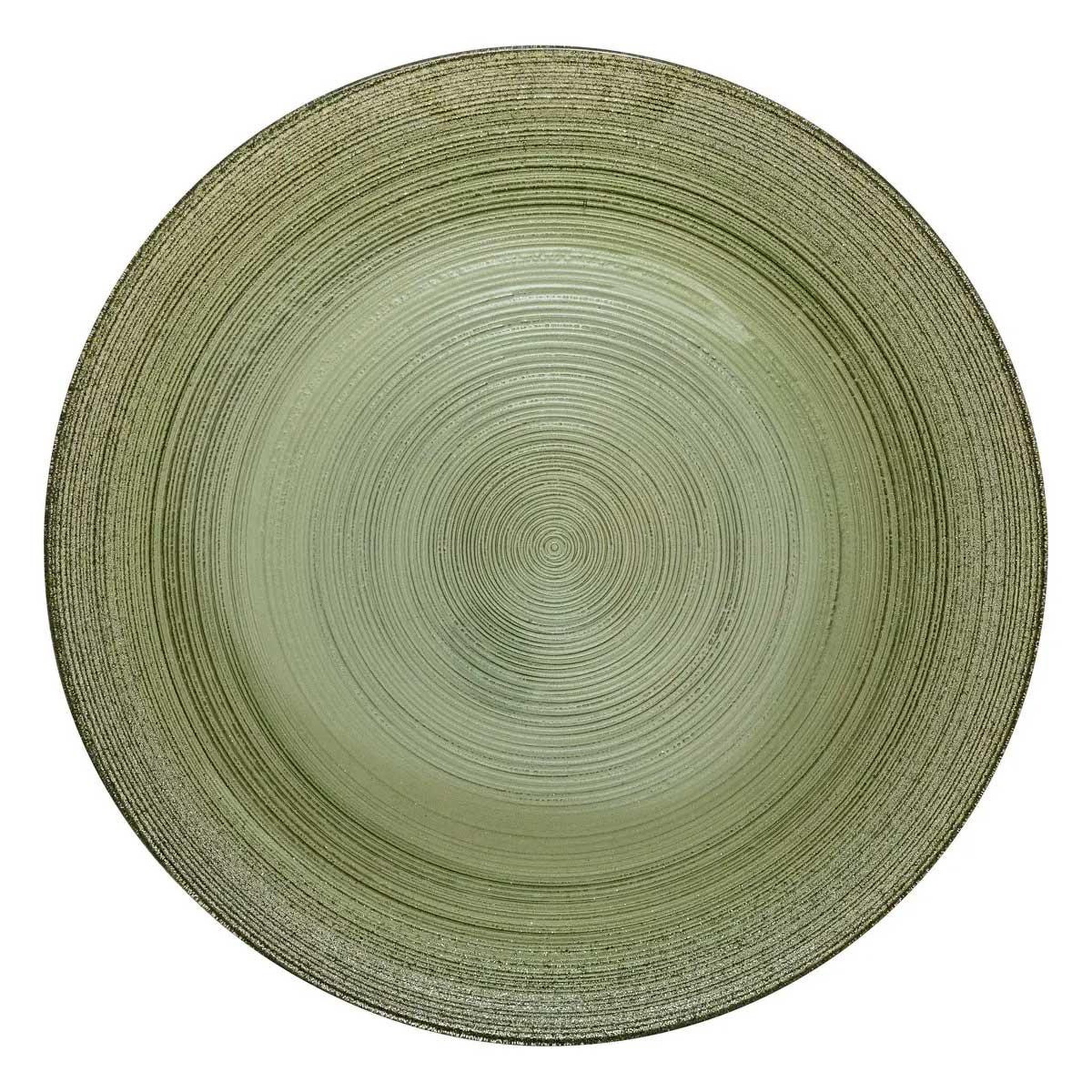 SECRET DE GOURMET Lot de 6 assiettes à dessert  jem  21cm vert