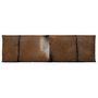 Voir la diapositive 4 : VIDAXL Banc cuir de chevre Teck