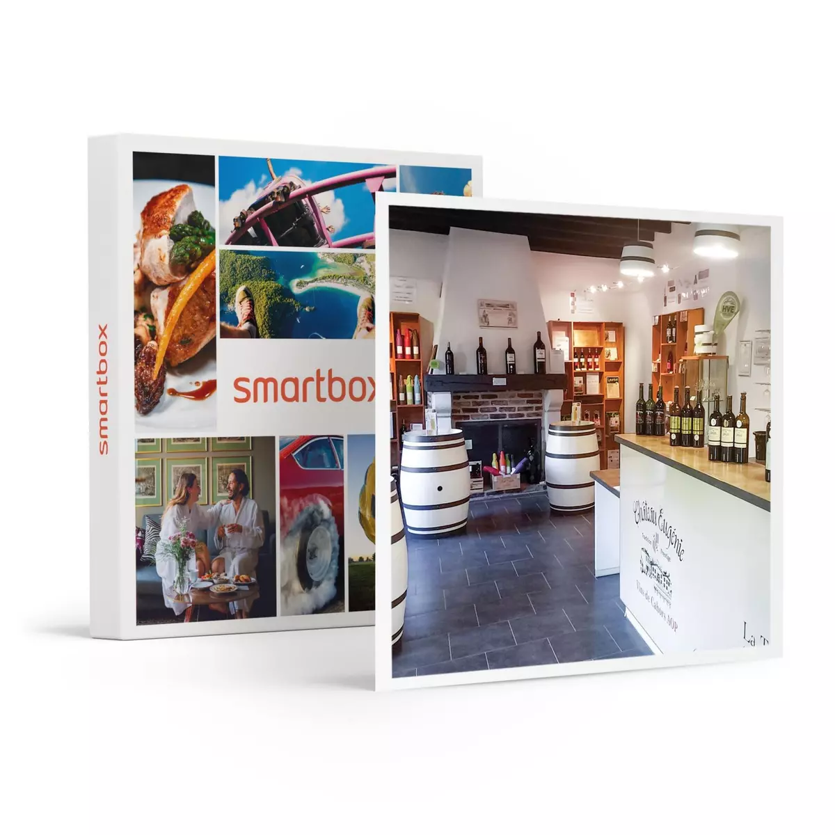 Smartbox Atelier d'initiation à l'œnologie de 2h avec 2 bouteilles de vin, carnet en liège et kit dégustation - Coffret Cadeau Gastronomie