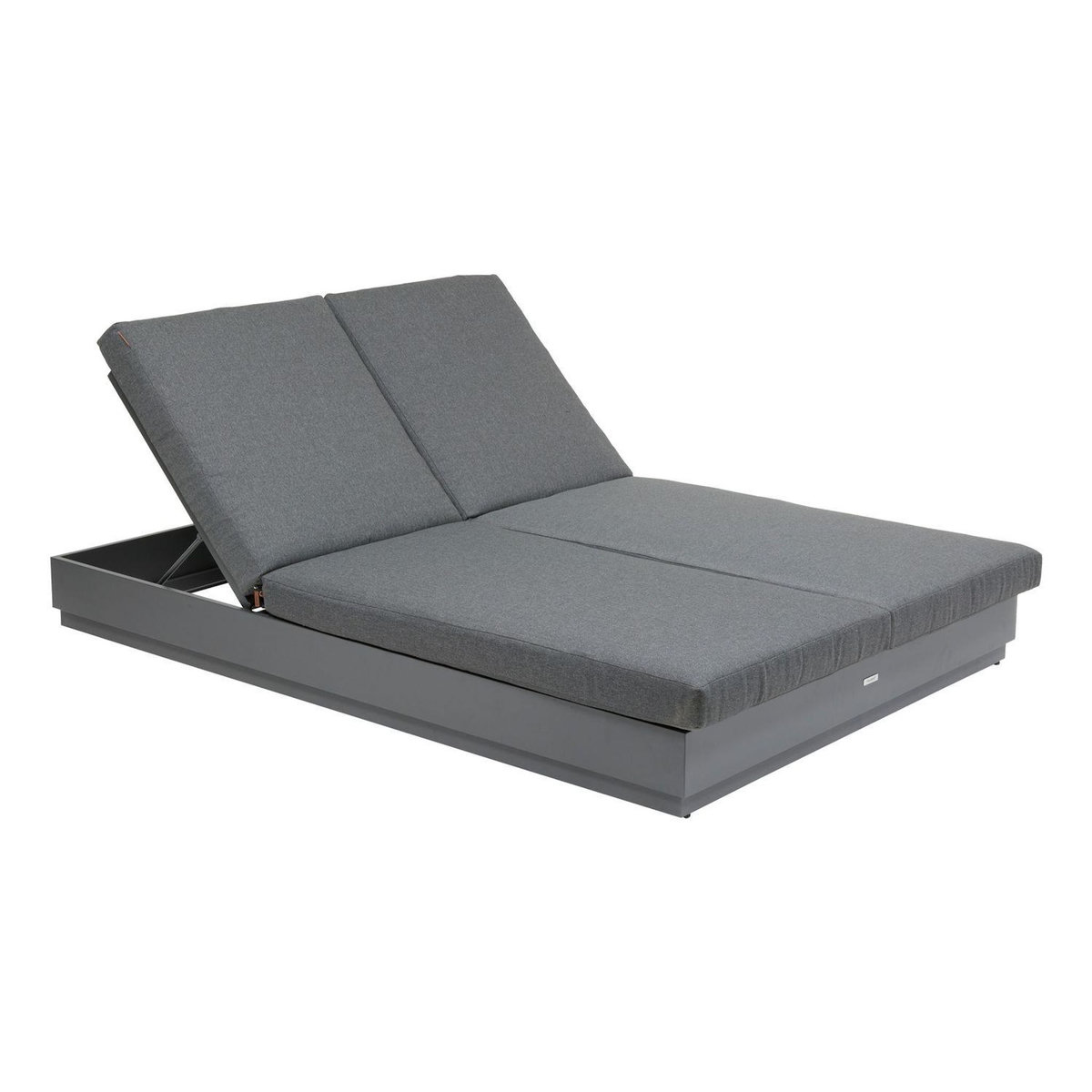HESPERIDE Lit de piscine en aluminium 2 places ALLURE