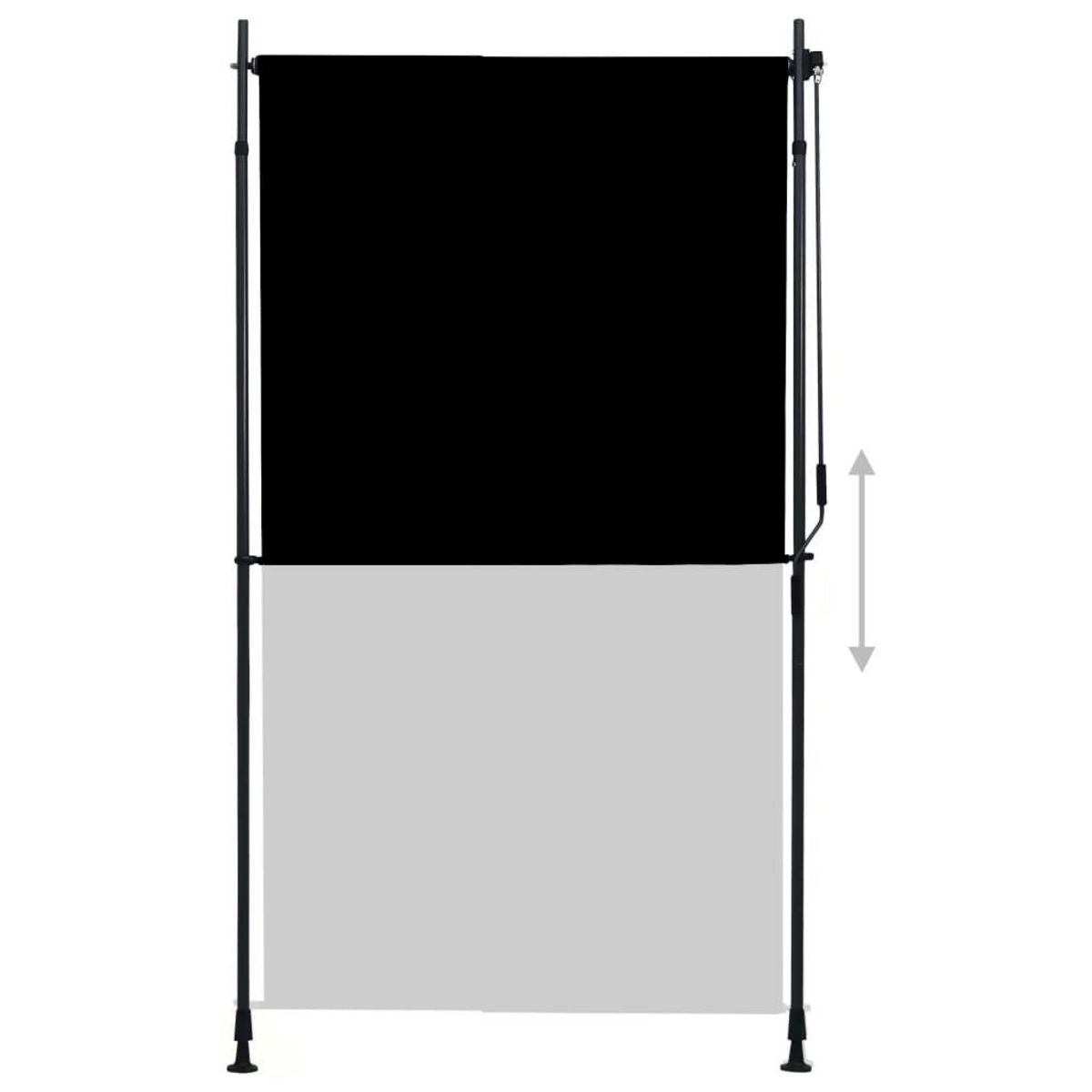 VIDAXL Store roulant d'exterieur 120 x 270 cm Anthracite