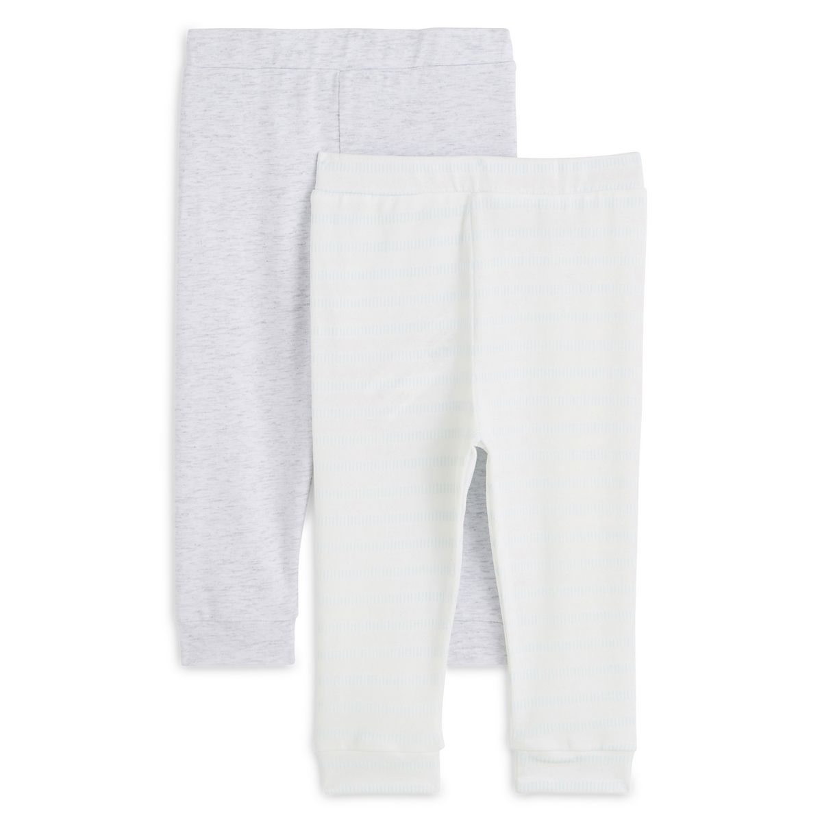 INEXTENSO Lot de 2 pantalons de naissance bébé