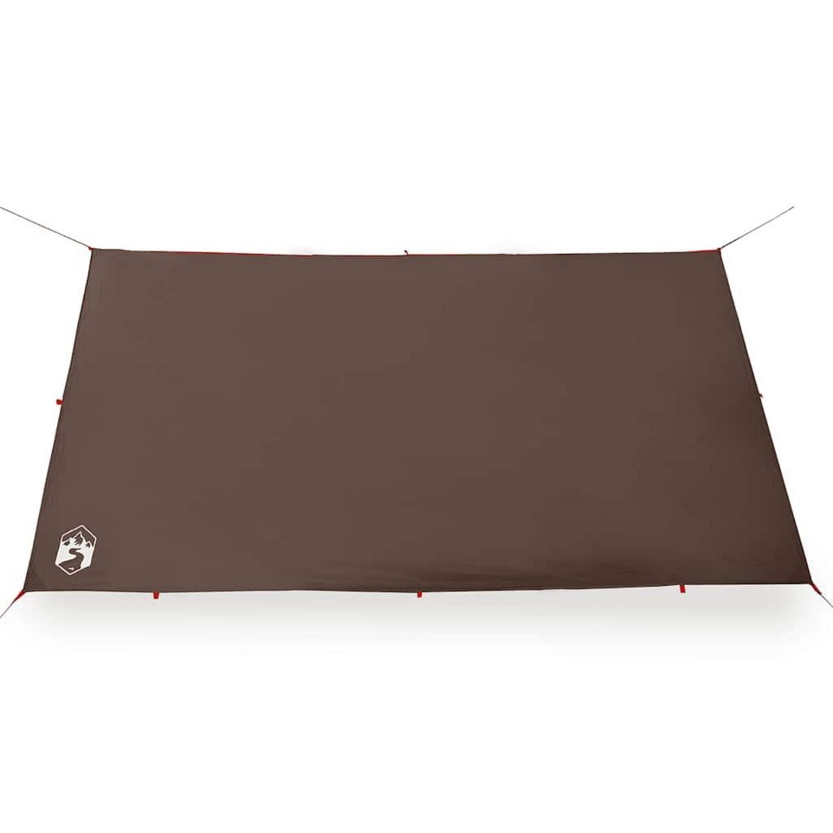 VIDAXL Bache de camping marron 366x306 cm impermeable