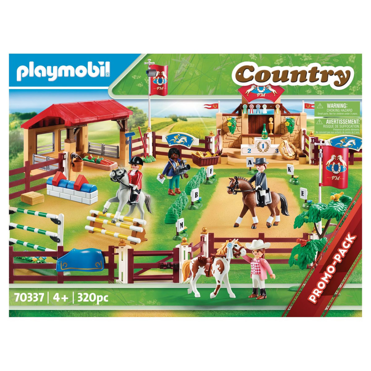 PLAYMOBIL 70337 - Country - Centre d'entraînement pour chevaux