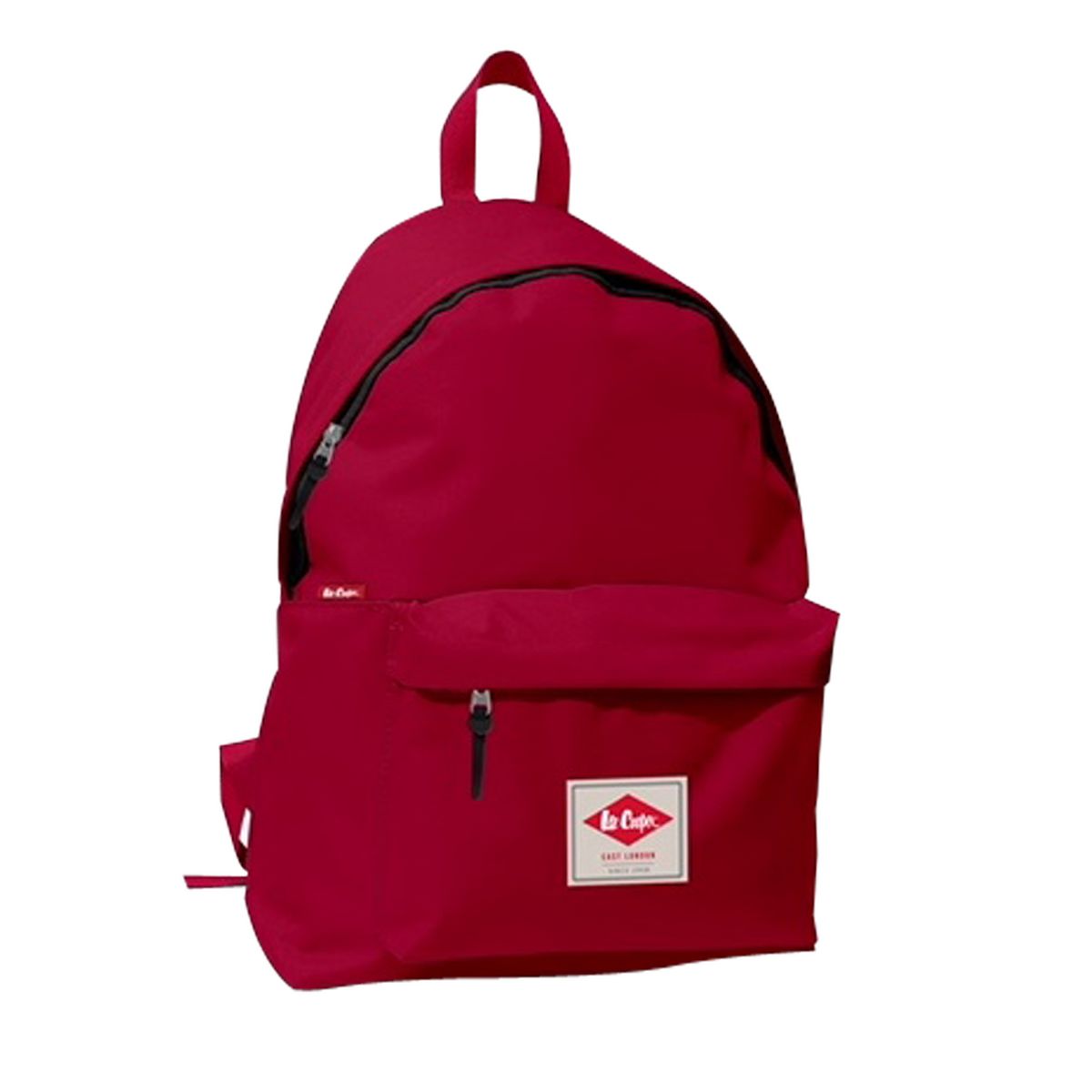  Sac à dos 1 compartiment + poche avant Lee Cooper rouge