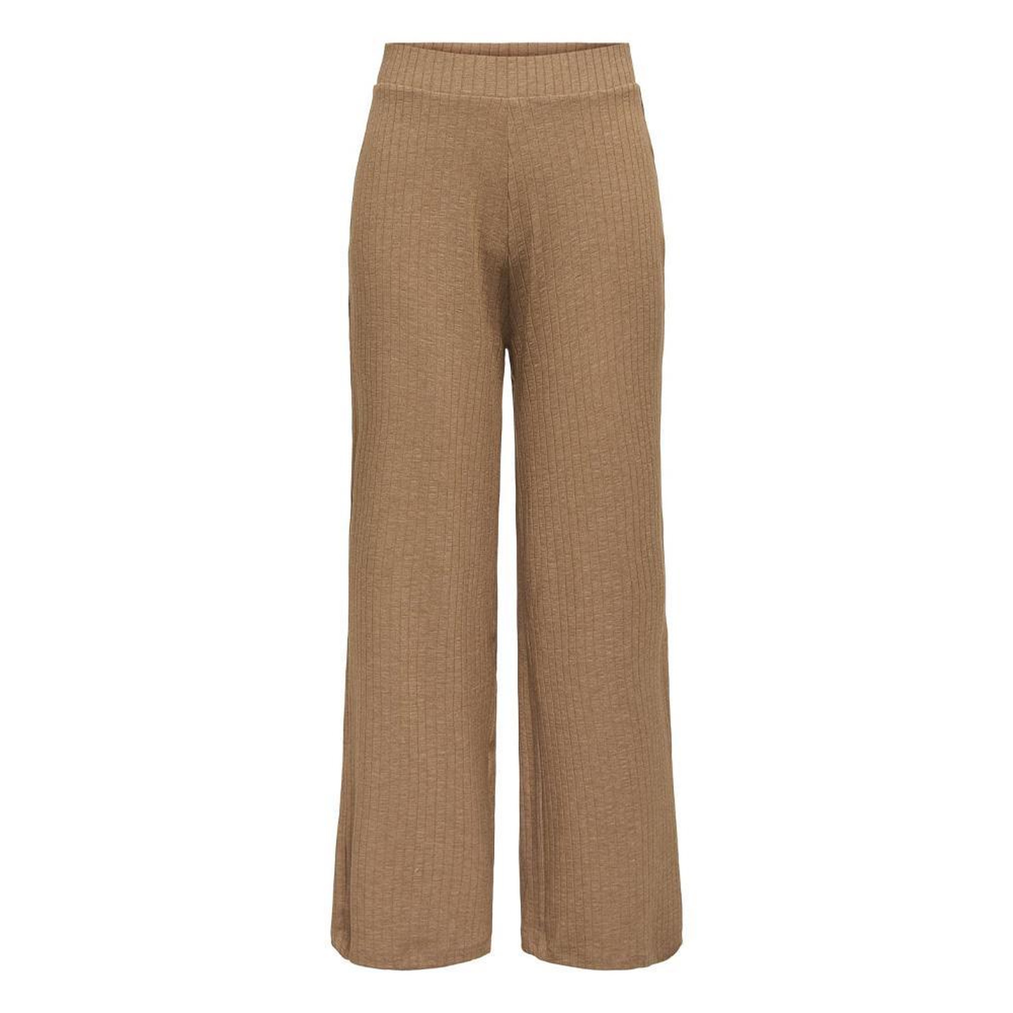 Only Pantalon cotelé  Femme Only Magan. Coloris disponibles : Marron