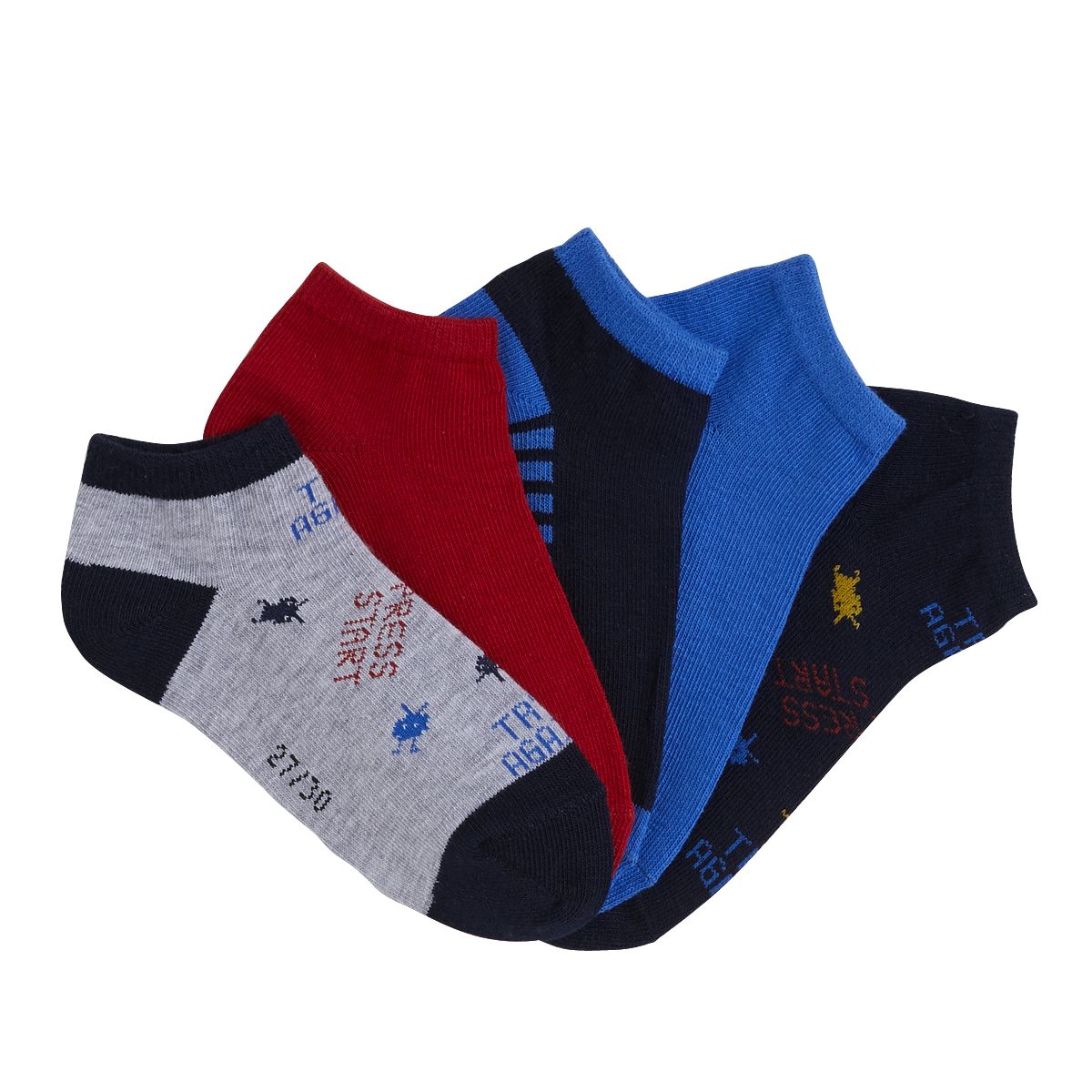 IN EXTENSO Lot de 5 paires de socquettes garçon