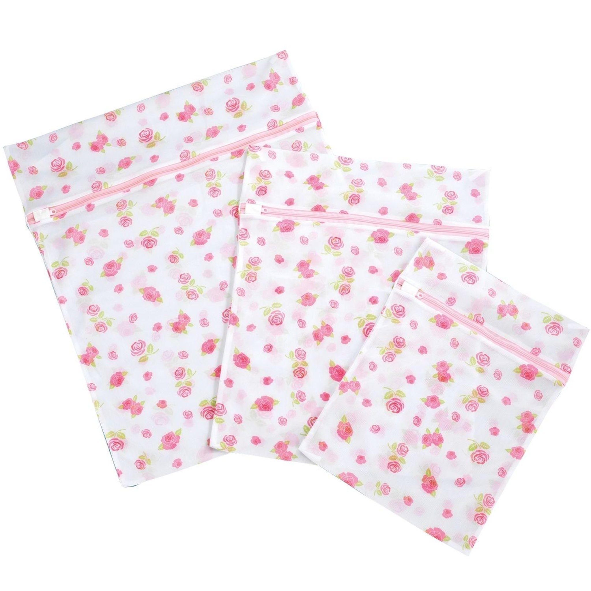 Wenko 3 filets de lavage roses