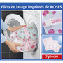 Voir la diapositive 2 : Wenko 3 Filets de lavage Roses