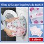 Voir la diapositive 2 : Wenko 3 Filets de lavage Roses
