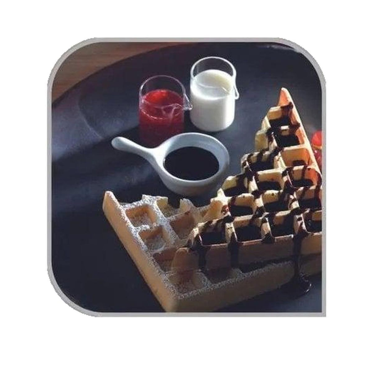 TEFAL Plaques à gaufres Tefal XA730810 pour OptiGrill, revêtement antiadhésif