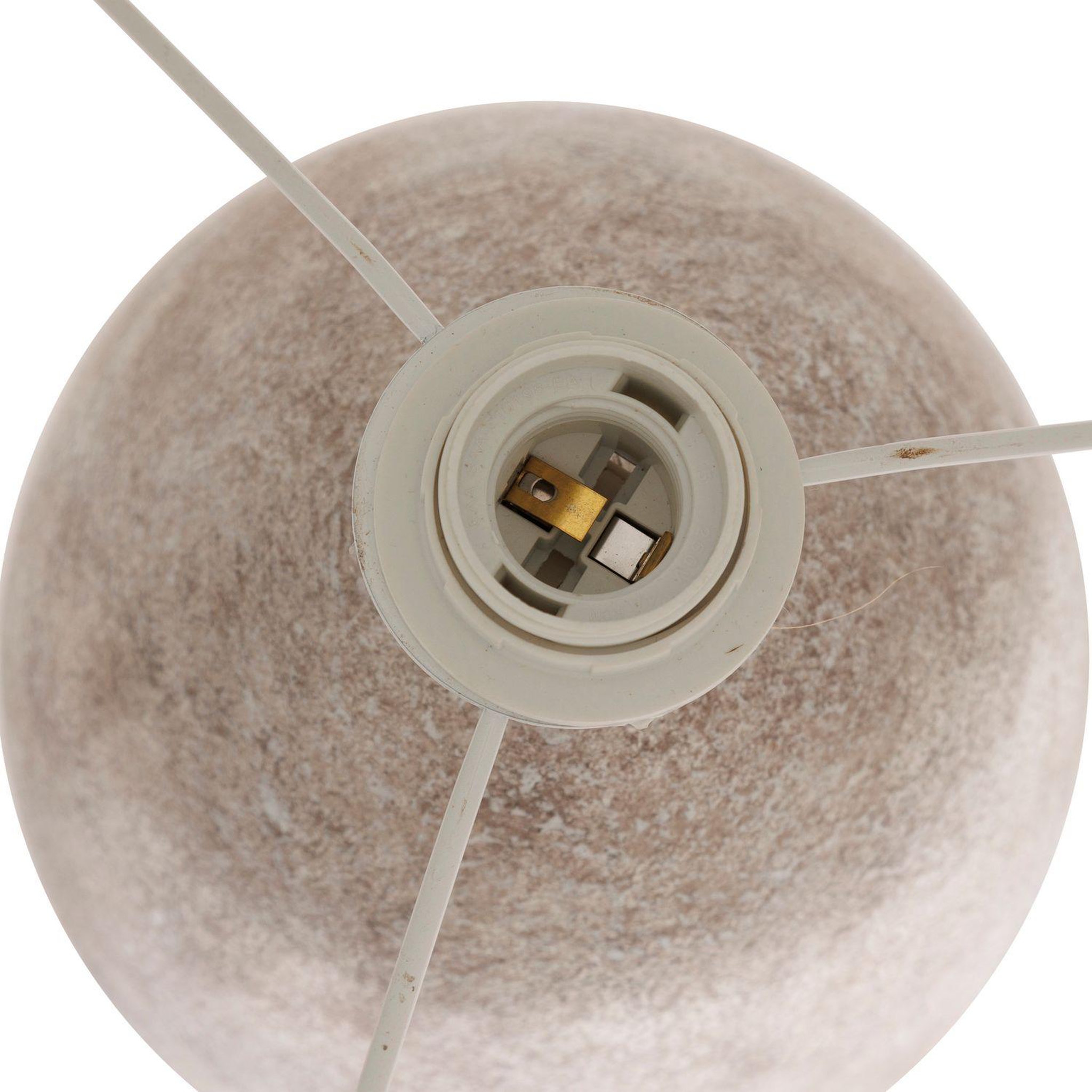 Voir la diapositive 4 : ATMOSPHERA Lampadaire cylindrique effet travertin erin - gris