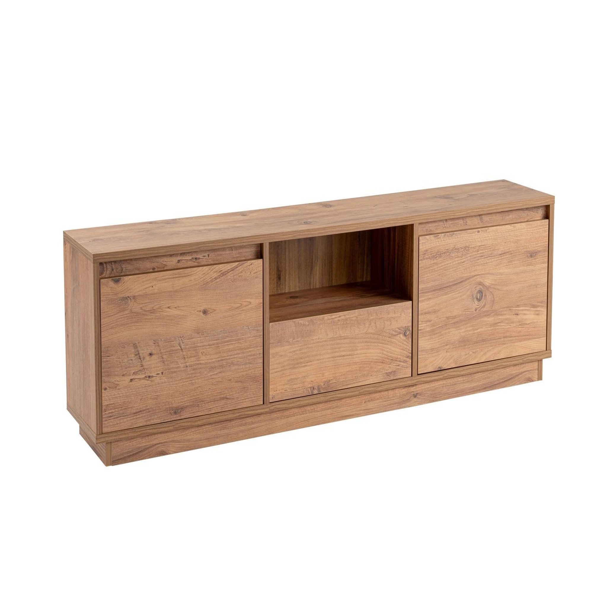Habitat et Jardin Meuble tv en bois  vanguard  - 160 x 29 x 42 cm - pin atlantique