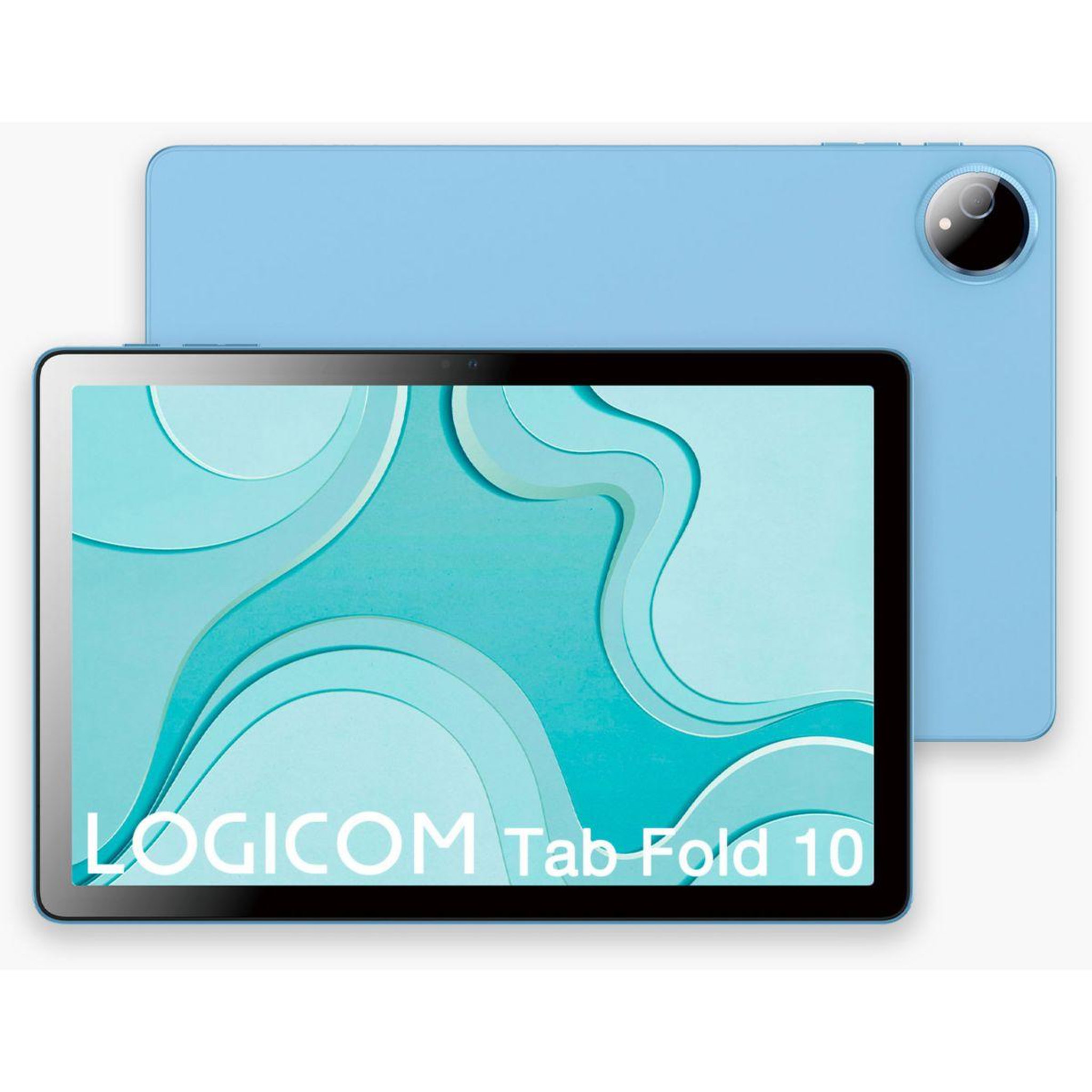Logicom Tablette android tab fold 10 bleu 128go