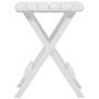 Voir la diapositive 4 : VIDAXL Table pliable de jardin 45,5x38,5x50 cm Blanc