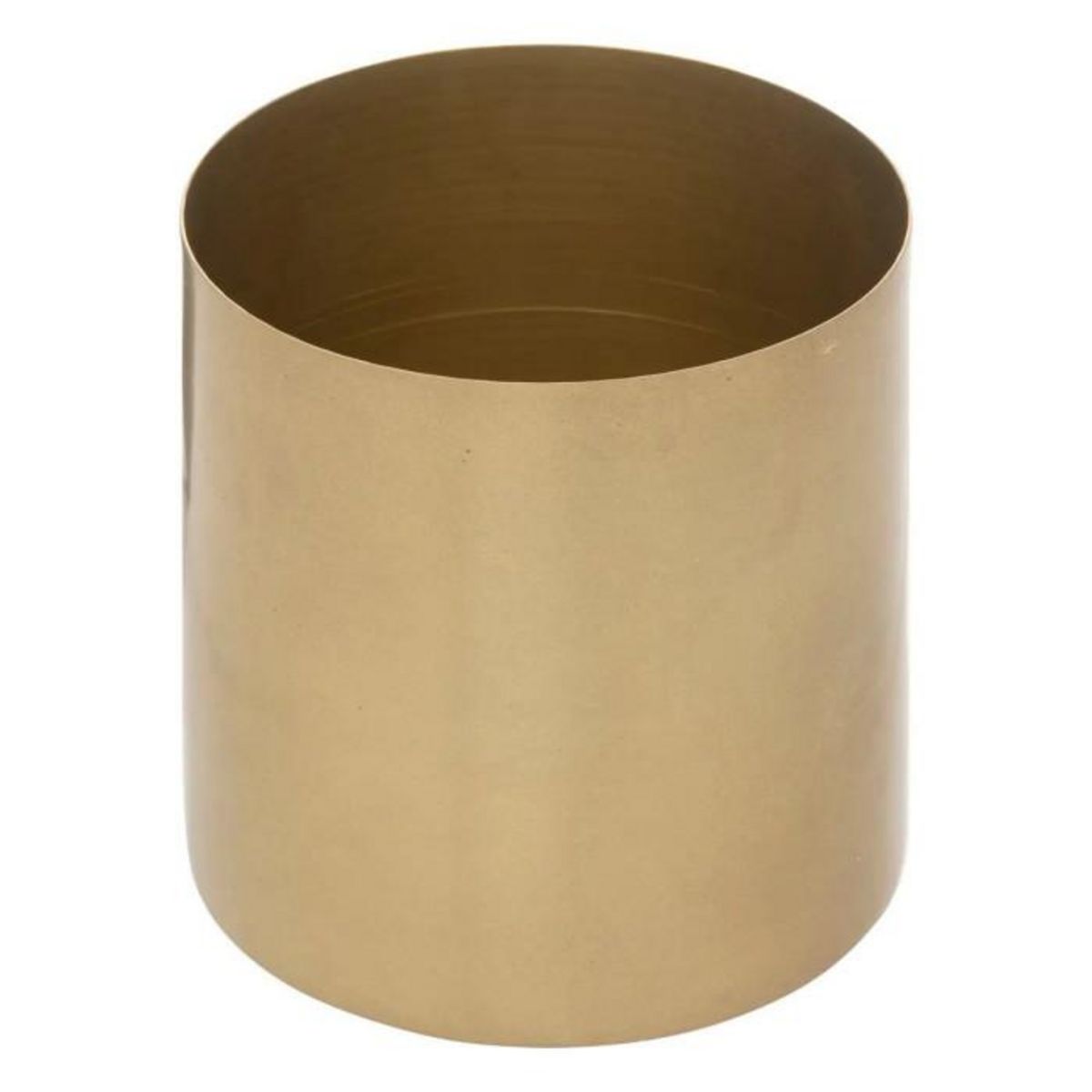 ATMOSPHERA Lot de 3 Pots en Métal  Le Collectionneur  14cm Or