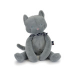 MAILOU Peluche Chat Meloe - 37 cm Bleu Gris MA0261