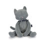 Voir la diapositive 1 : MAILOU Peluche Chat Meloe - 37 cm Bleu Gris MA0261