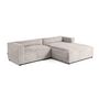 Voir la diapositive 2 : LISA DESIGN Ela - canapé d'angle droit 4 places - en fausse fourrure