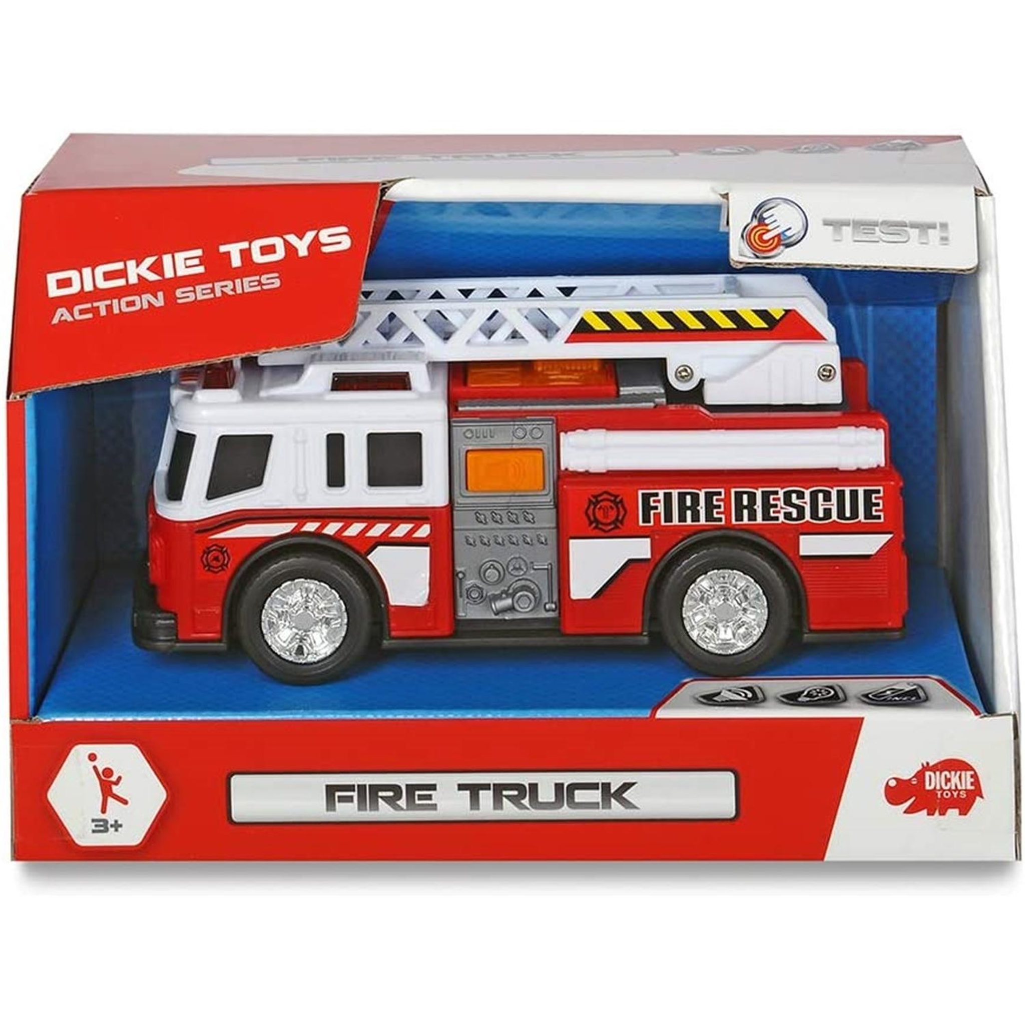 Voir la diapositive 3 : Dickie Toys Camion à échelle Fire Truck