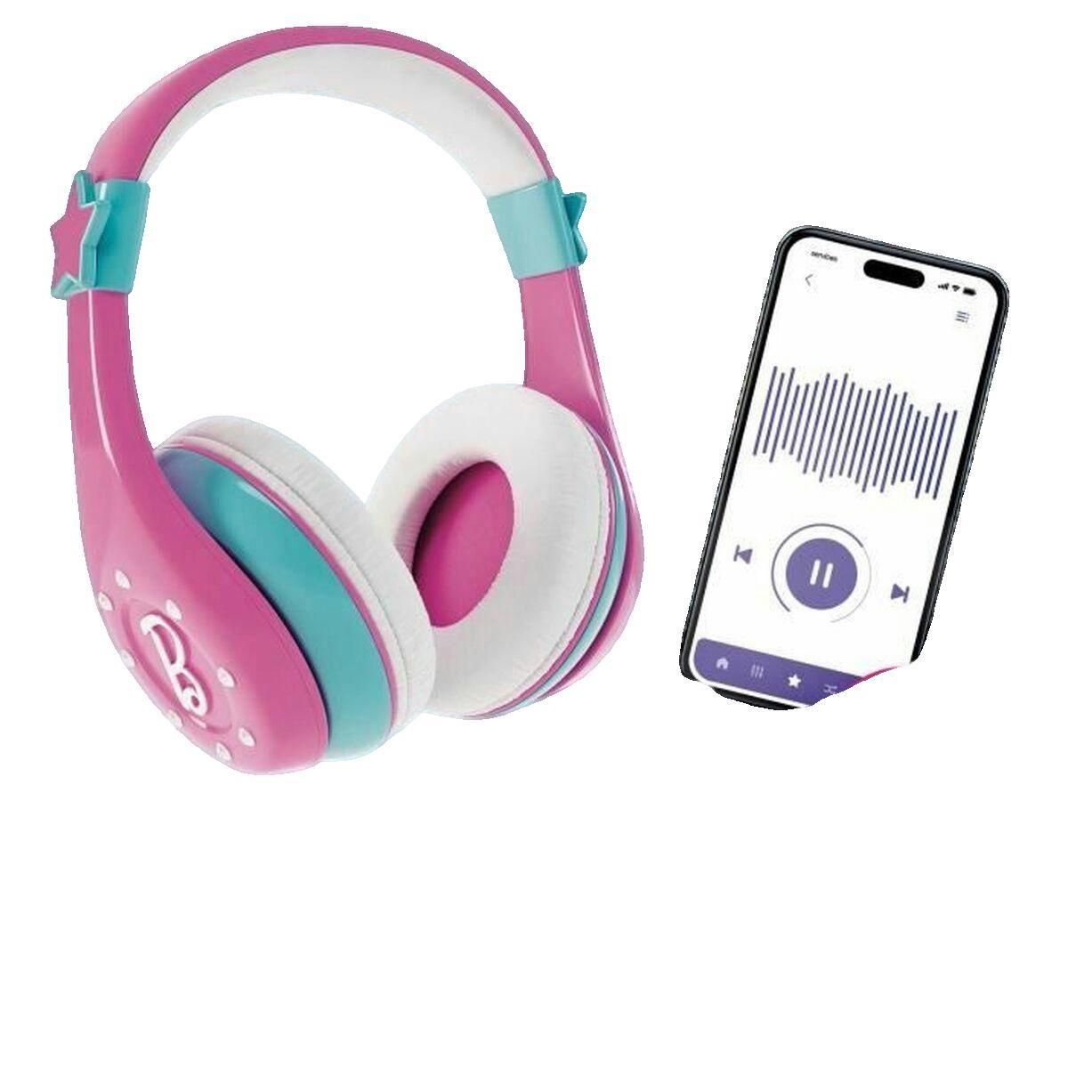 Liscianigiochi Casque et Microphone Bluetooth Barbie Lisciani Rose