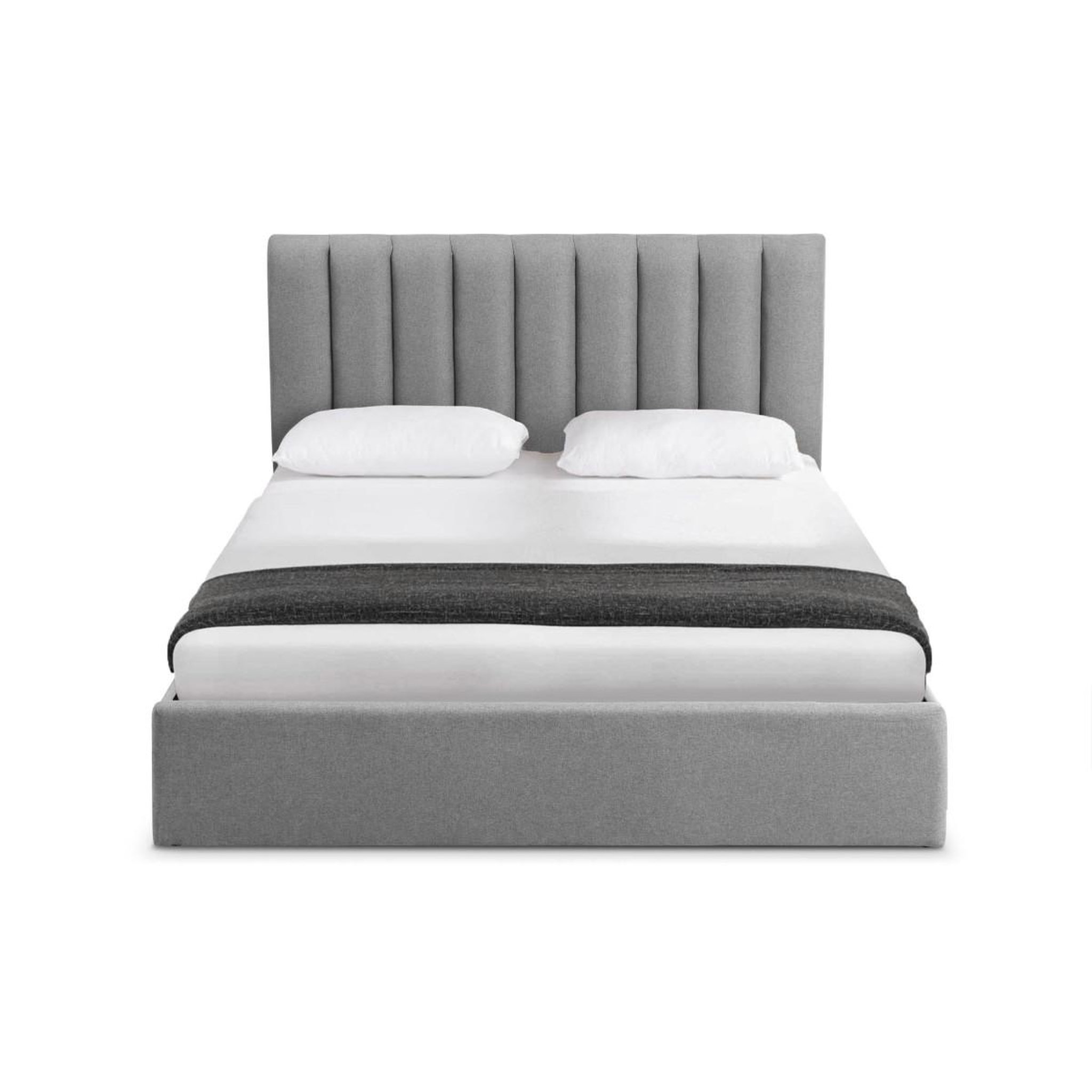 Voir la diapositive 6 : Paris Prix Pack lit coffre & matelas  dream & goodream  160x200cm gris
