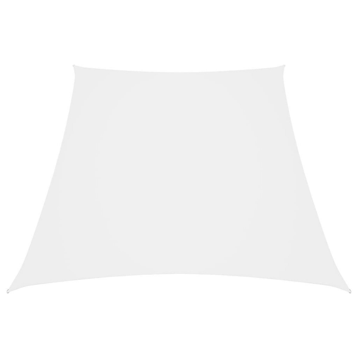 VIDAXL Voile de parasol Tissu Oxford trapeze 2/4x3 m Blanc