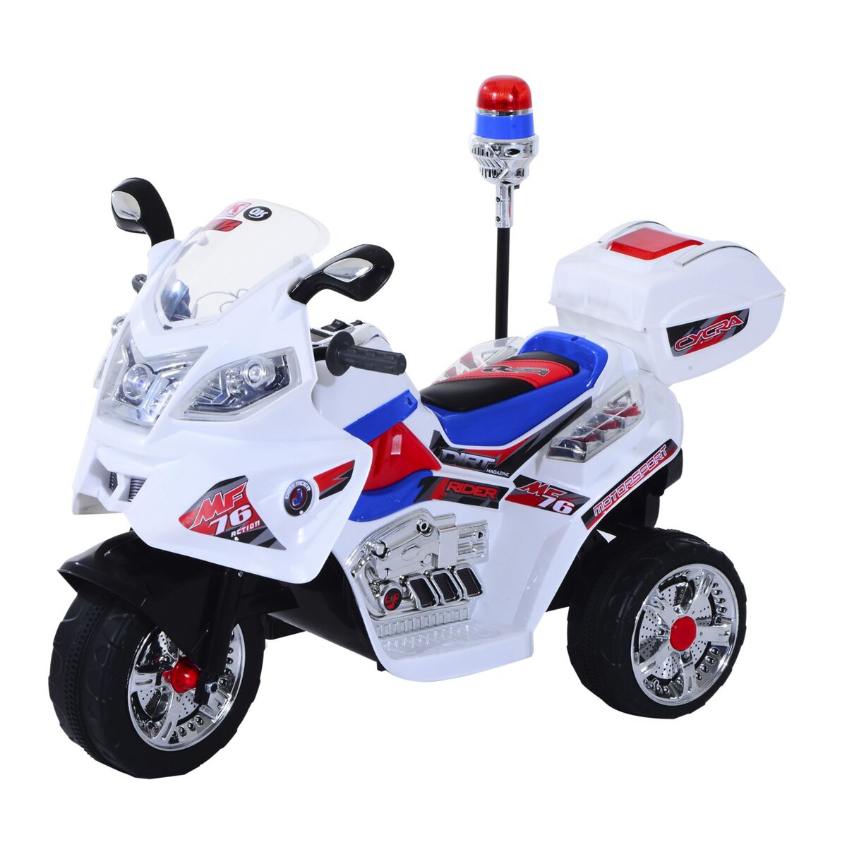 Moto électrique pour enfant rouge Homcom