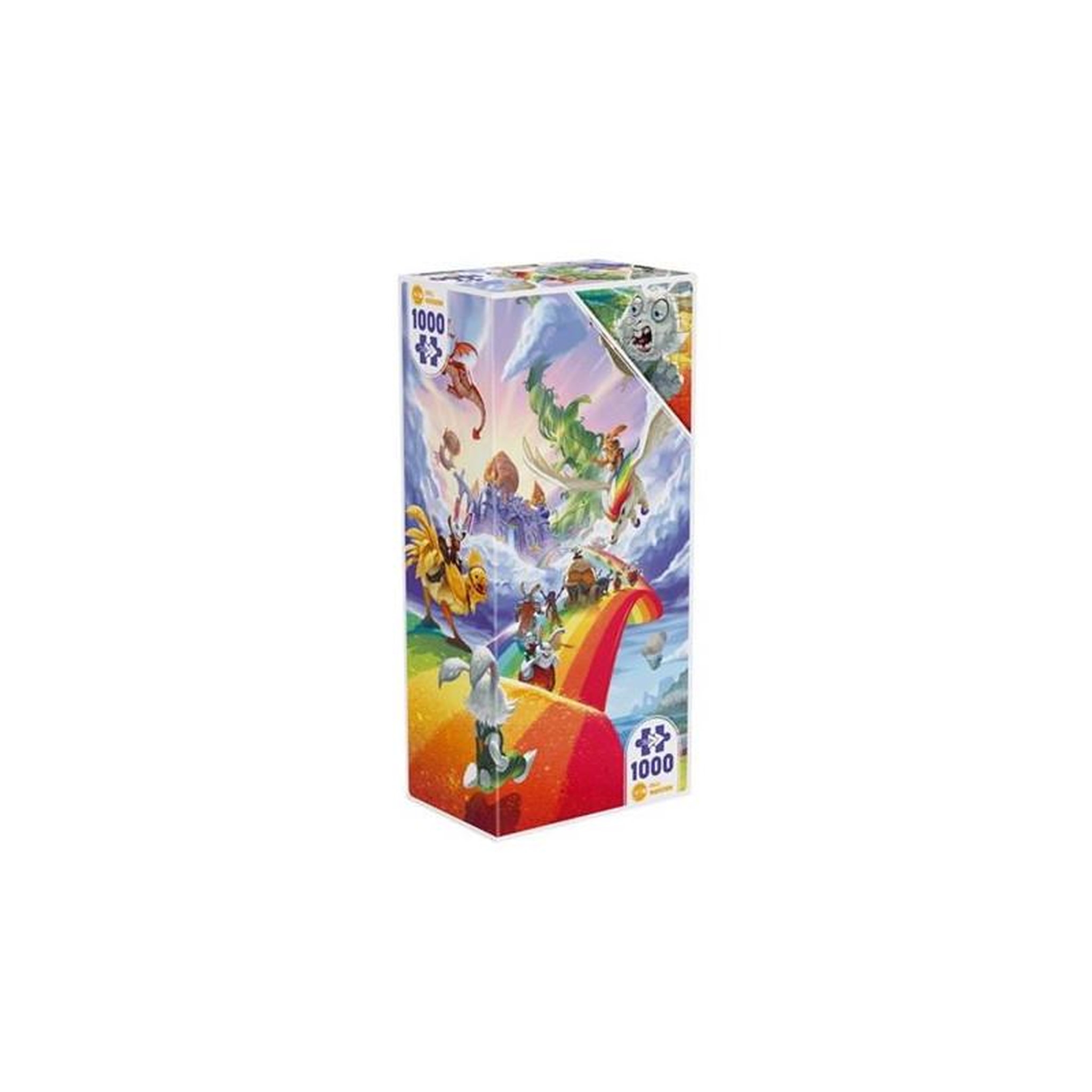 Iello Puzzle 1000 pièces – Bunny Kingdom in the Sky – Puzzle Twist – Iello