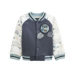 Petit Béguin Veste teddy bébé en molleton ultra chaud Félintrépide. Coloris disponibles : Bleu