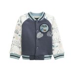 Petit Béguin Veste teddy bébé en molleton ultra chaud Félintrépide. Coloris disponibles : Bleu