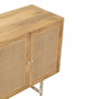 Voir la diapositive 6 : Paris Prix Buffet en Bois 4 Portes  Weaving  170cm Naturel