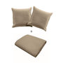 Voir la diapositive 2 : Paris Prix Couvre-Lit & 2 Housses de Coussin  Romane  240x260cm Beige Lin