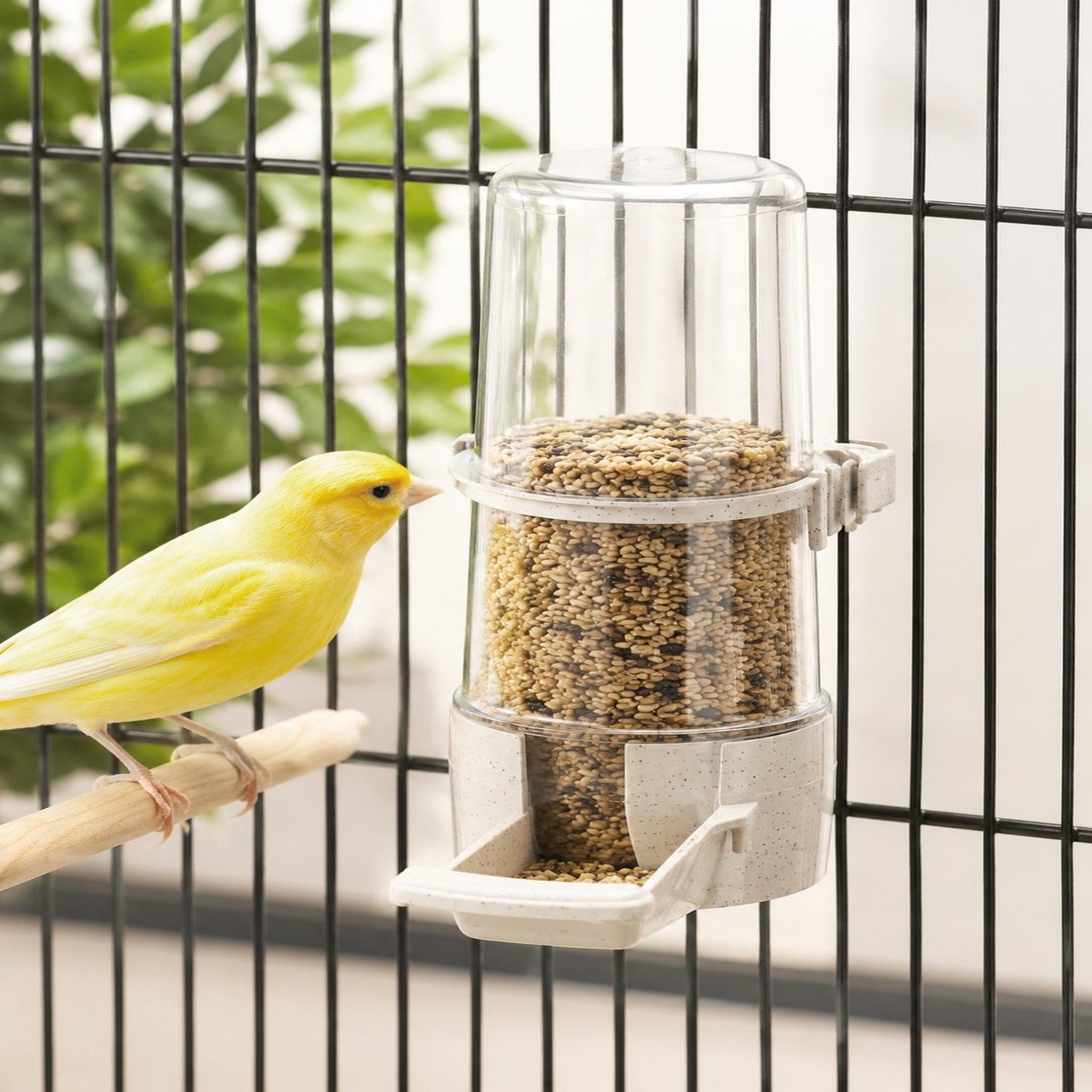 Voir la diapositive 2 : Eden Distributeur de nourriture suspendu pour oiseaux mangeoire 16 cm