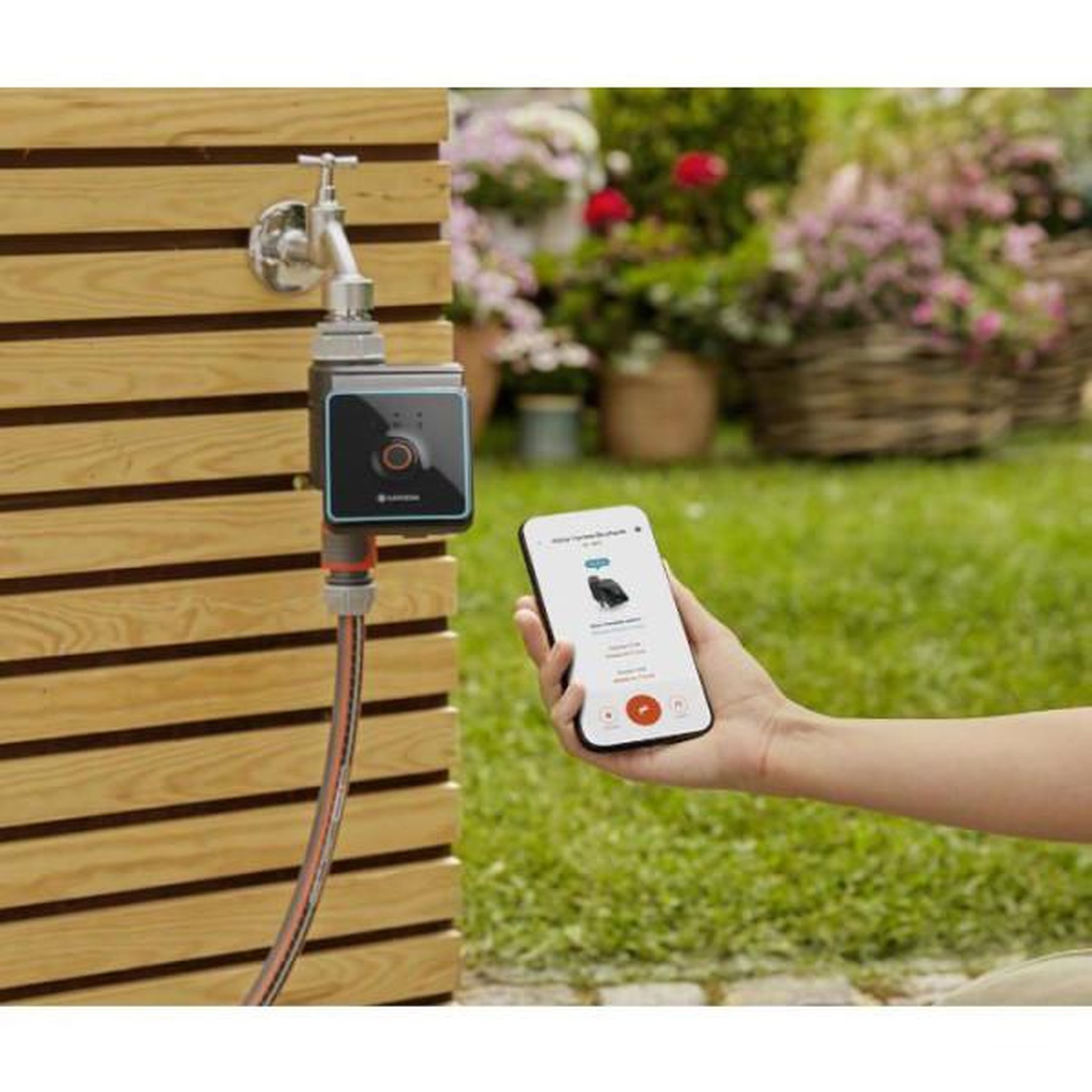 Voir la diapositive 4 : Gardena Programmateur - GARDENA - Bluetooth - Pour robinets 20/27 et 26/34 - 3 programmes indépendants